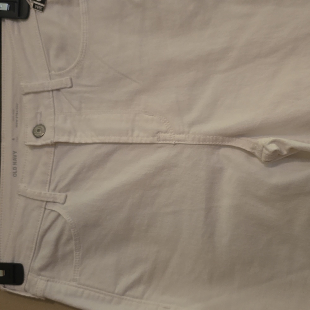 New Old Navy Women's Size 6 Tall White High-rise Wow Straight Denim Jeans - Picture 3 of 6